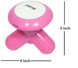 USB Vibration Full Body Massager, UFO Shape, Ergonomic Design, 135 Gm, Portable, Muscle Pain Relief
