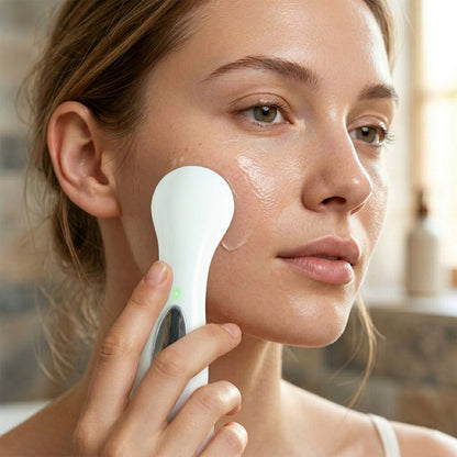 Portable Electric Facial Massager for Face & Neck | Skin Tightening & Lifting Beauty Device | Facial Relaxation Tool for Improved Absorption & Skin Firmness | Compact Handheld Skincare Massager