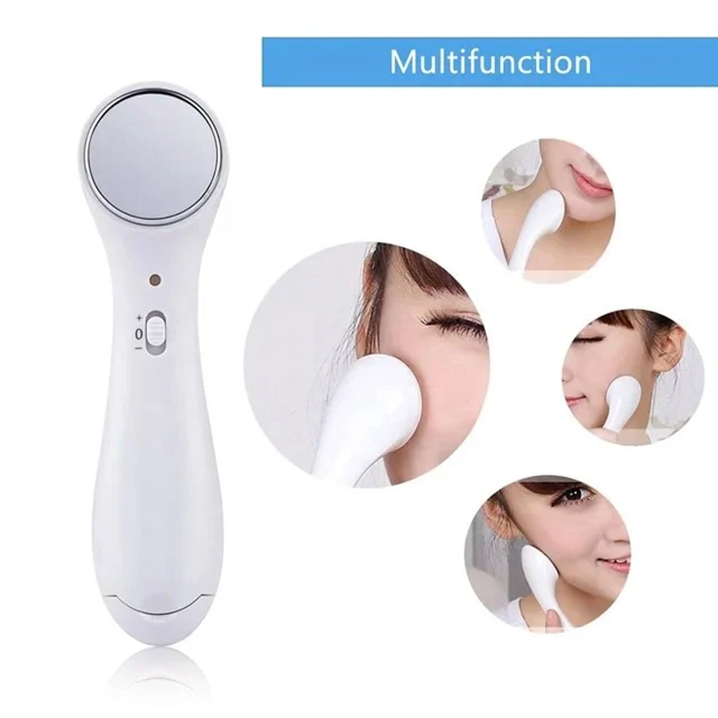 Portable Electric Facial Massager for Face & Neck | Skin Tightening & Lifting Beauty Device | Facial Relaxation Tool for Improved Absorption & Skin Firmness | Compact Handheld Skincare Massager
