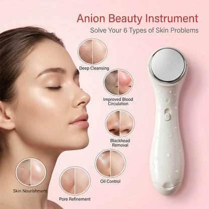 Portable Electric Facial Massager for Face & Neck | Skin Tightening & Lifting Beauty Device | Facial Relaxation Tool for Improved Absorption & Skin Firmness | Compact Handheld Skincare Massager