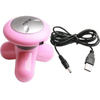 USB Vibration Full Body Massager, UFO Shape, Ergonomic Design, 135 Gm, Portable, Muscle Pain Relief